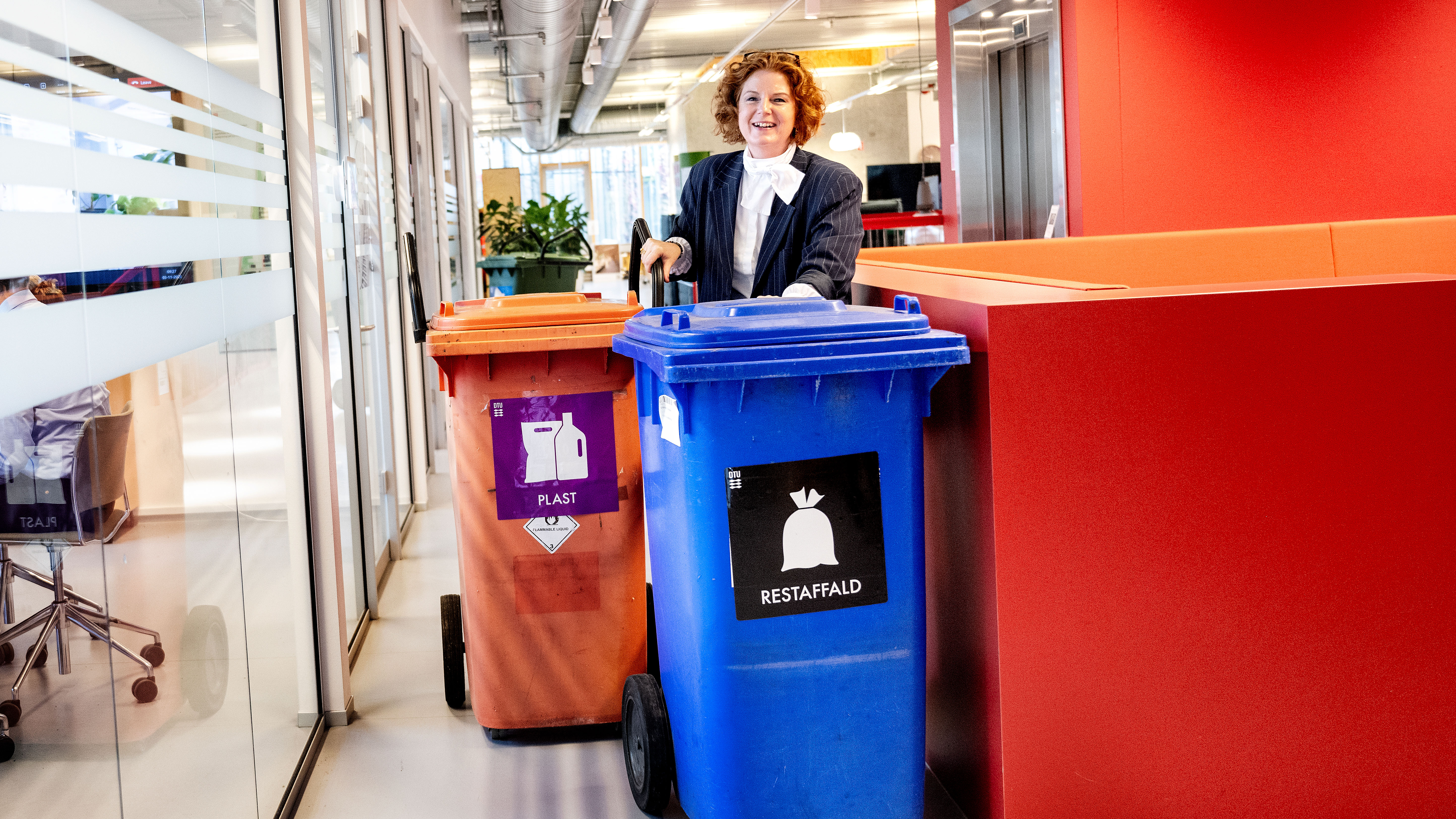 På DTU kan man bestille ekstra containere til flytning og oprydning