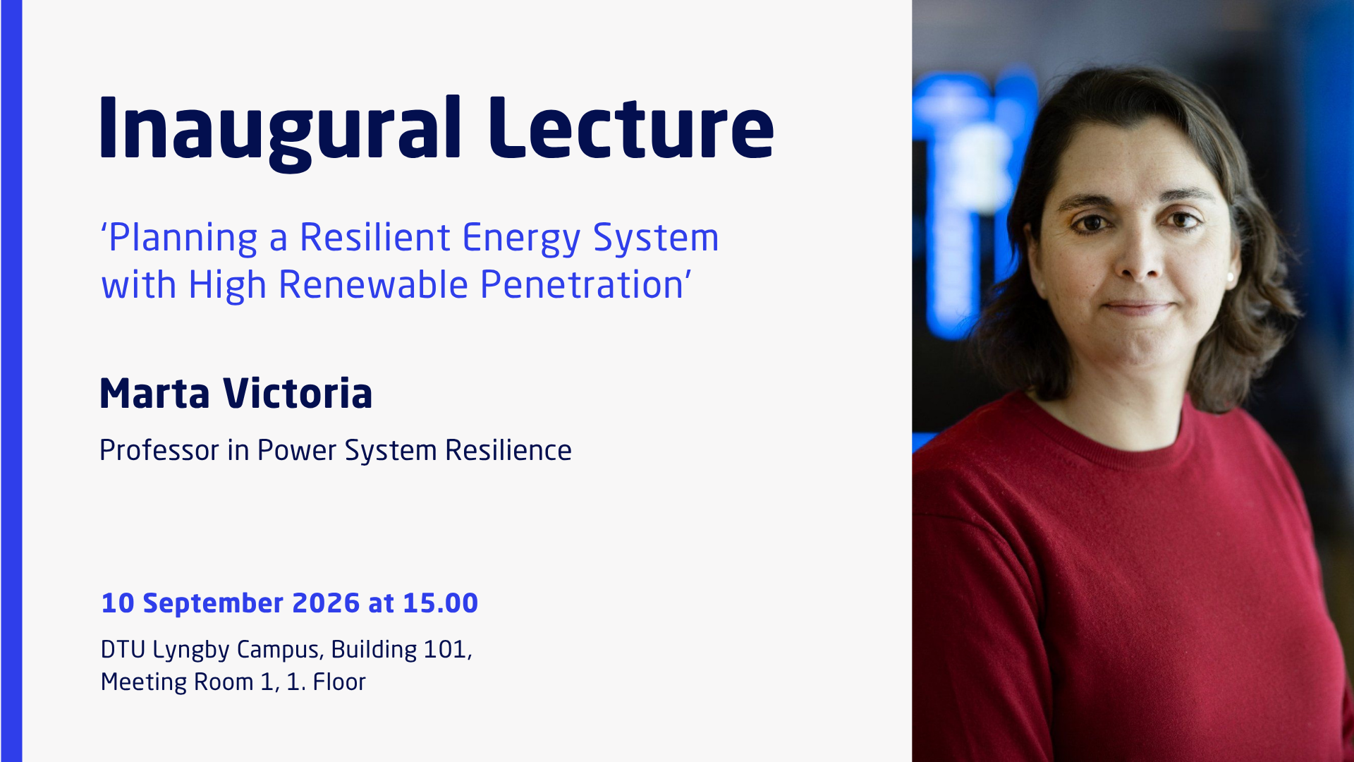 New professor Marta Victoria